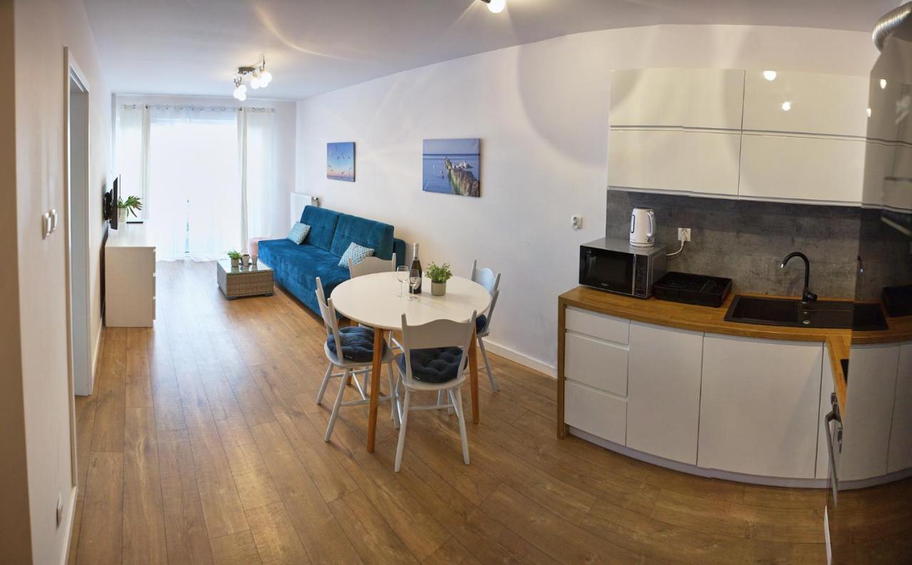 Apartamentyprzymorzu Baltycki Z Miejscem Postojowym I Ogrodkiem Колобжег Екстериор снимка