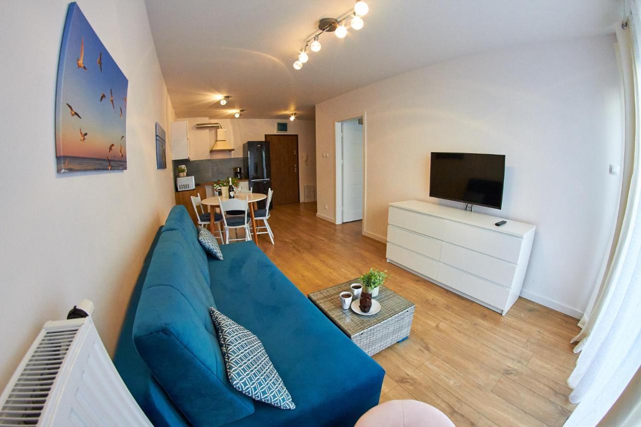 Apartamentyprzymorzu Baltycki Z Miejscem Postojowym I Ogrodkiem Колобжег Екстериор снимка