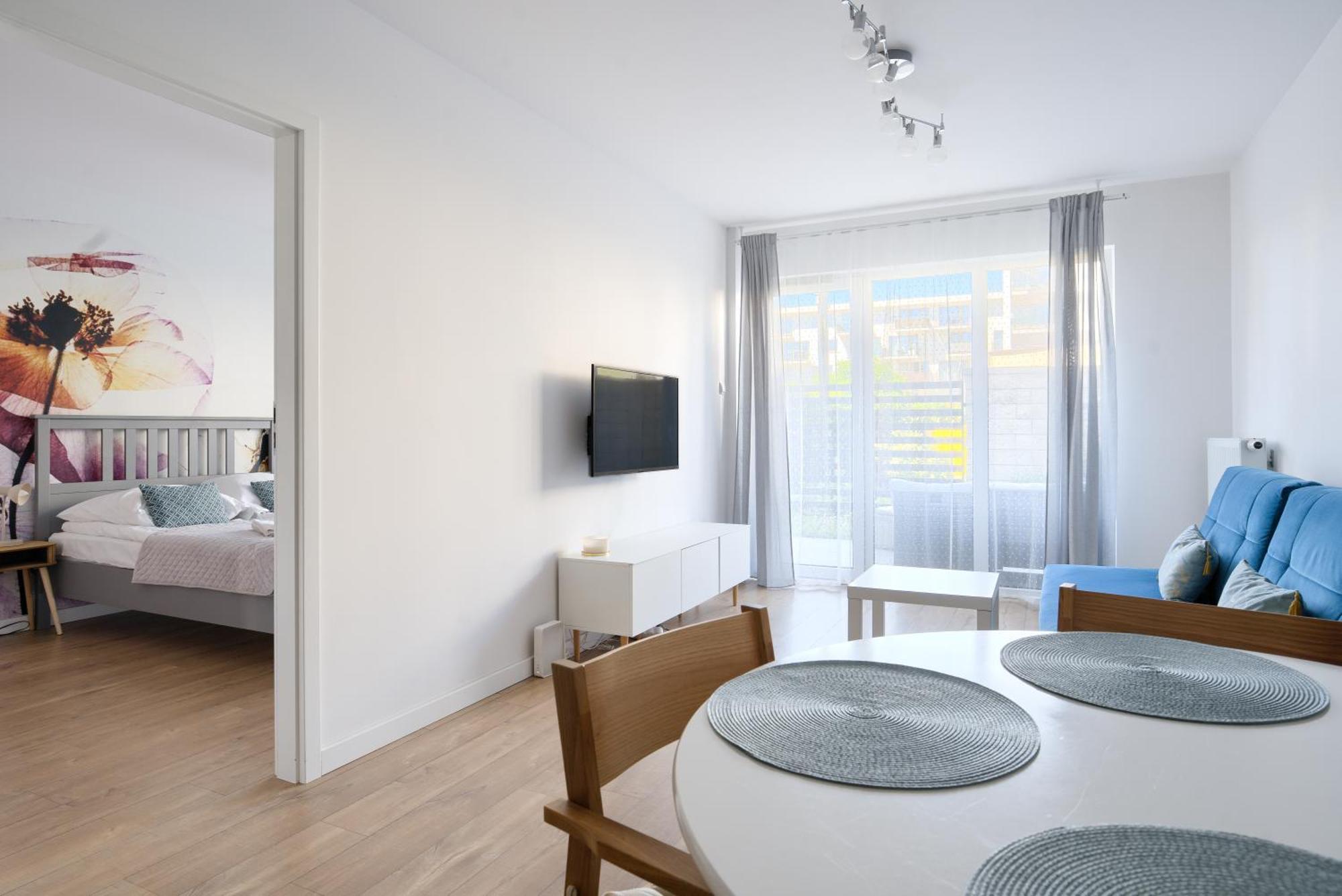 Apartamentyprzymorzu Baltycki Z Miejscem Postojowym I Ogrodkiem Колобжег Екстериор снимка